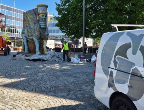 Grunn-Service AS med på spektakulær kunstinstallasjon for Stavanger kunstmuseum
